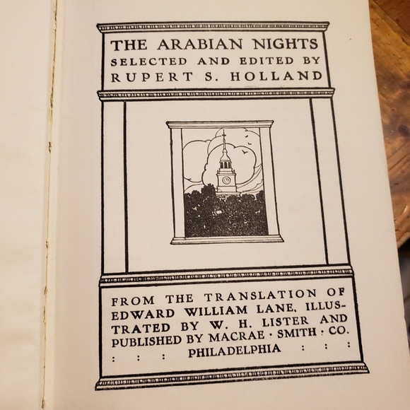 The Arabian Nights - Washington Square Classics - MacRae & Smith Co. - c. 1925. - Picture 2 of 6